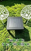 Plastic Outdoor Coffee/Side Table - 3