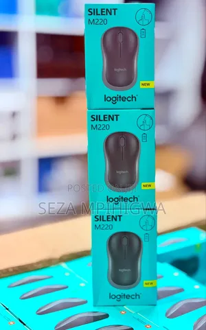 Logitech M220 Silent Wireless Mouse - Black