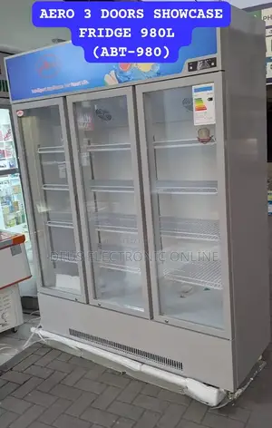 Aero 980L 3-Door Showcase Fridge (ABT-980)