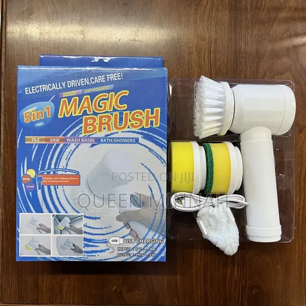 Zana ya Kusafisha ya Umeme 5-in-1 "Magic Brush" - 1