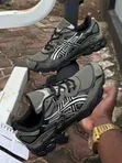 Asics Men's Leather Sneakers - Multicolor - 4