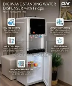 Digiwave 3-Tap Water Dispenser with Fridge