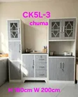 Kitchen Cabinet - Brand New, 4 Doors, Silver - 1