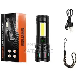Ultra Bright Rechargeable Flashlight (500m Range)