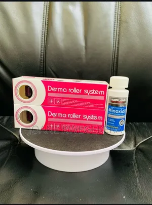 Minoxidil Solution & Dermaroller for Hair Growth