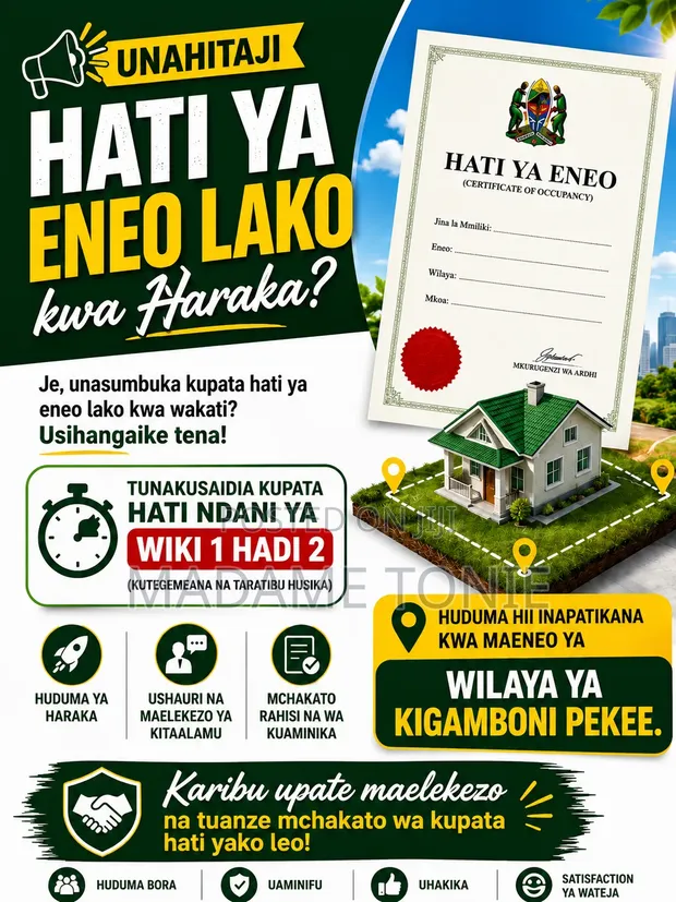 Land Title Service - Kigamboni - 1