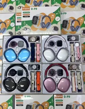 P9 Smartwatch and Wireless Headphones Set