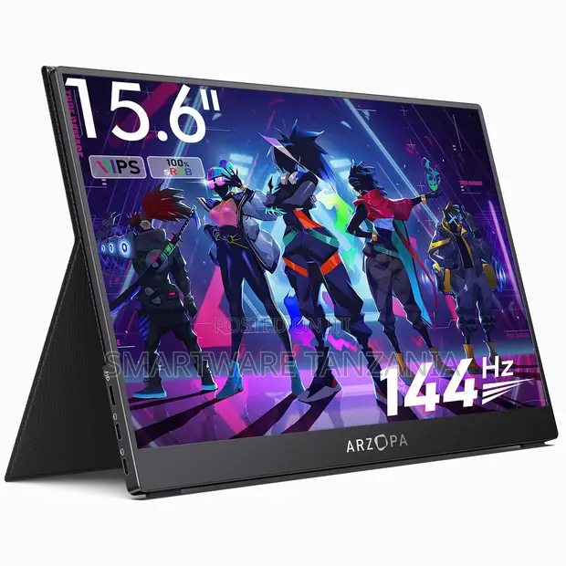 Arzopa 15.6 Inch Portable Monitor - 144Hz IPS Display - 1