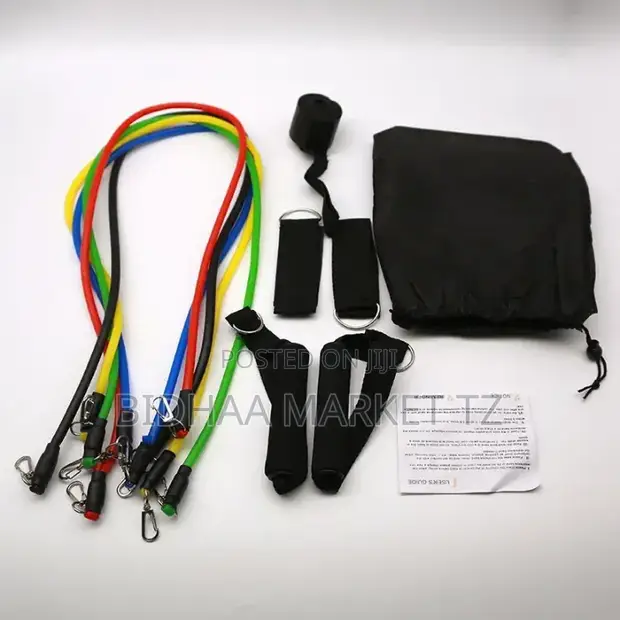 11-in-1 Resistance Exercise Bands with Handles - 1
