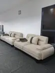 7-Seater Luxury Fabric Sofa Set - Single Line 3,2,1,1 - 1