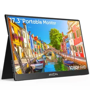 Arzopa 17.3" Monitor Portable - 1080p FHD