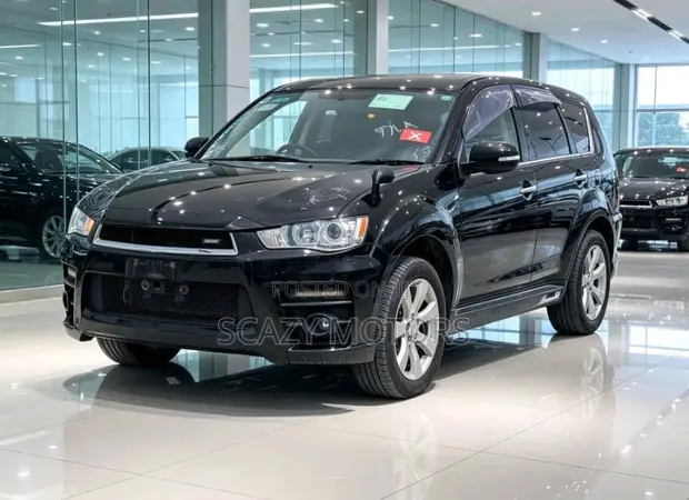 Mitsubishi Outlander 2008 Nyeusi - 1