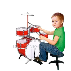 AIYAPLAY 5-Piece Kids Drum and Jazz Set
