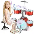 AIYAPLAY 5-Piece Kids Drum and Jazz Set - 3