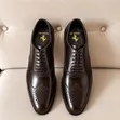 Viatu vya Ngozi vya De'rossi vya Wanaume aina ya Moccasins - 2