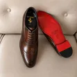 Viatu vya Ngozi vya De'rossi vya Wanaume aina ya Moccasins - 4