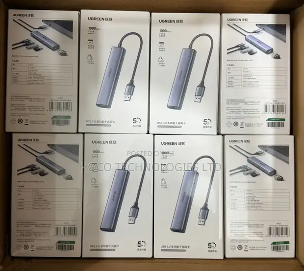 Ugreen 5-in-1 USB to LAN Hub - 1