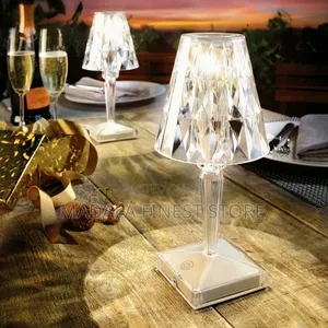 High-Quality Rechargeable Diamond Table Lamp