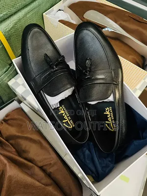Men's Clarks Leather Shoes - 2 Colours, 2 Designs