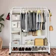 Very Strong Cloth Rack with Wheels - 3