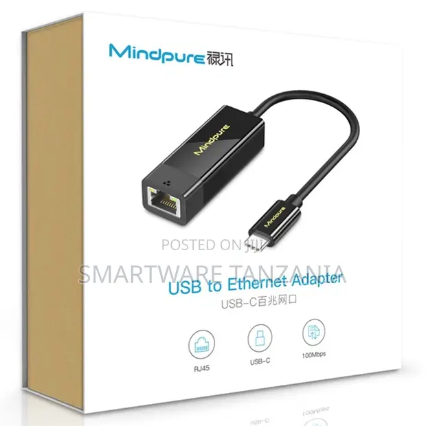 Mindpure USB-C to Ethernet Adapter (100Mbps) - 1