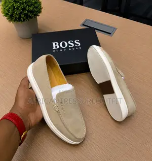 Hugo Boss Suede Loafers - Men's