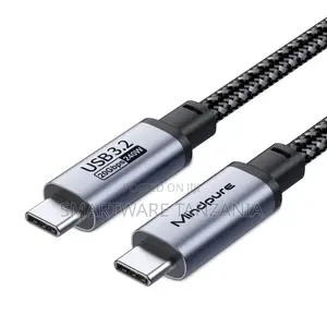 Mindpure USB 3.2 Type-C Cable: 20Gbps, 240W
