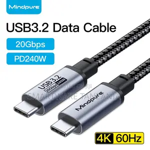 Mindpure USB 3.2 Cable - 20Gbps, 240W PD