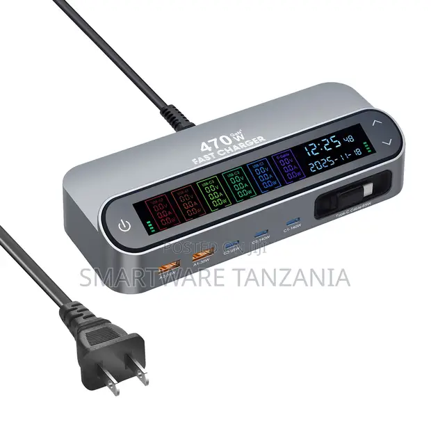 Chaja ya Haraka ya 470W yenye Porti Nyingi - 1