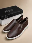 Men's Saxon Casual Leather Shoes - Brand New - 3