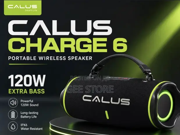 Calus Charge 6 Wireless Speaker - Brand New - 1