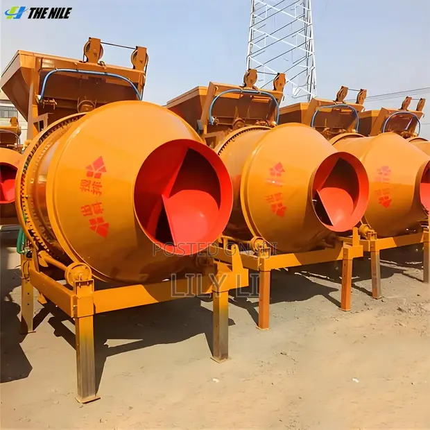 Heavy Duty Concrete Mixer with Reinforced Steel Drum - 1