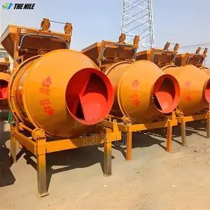Heavy Duty Concrete Mixer with Reinforced Steel Drum