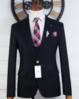 Suti Nyeusi ya Vipande 3 Slim-Fit ya MARCELINO - 3