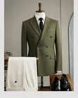 Men's Green Suit - Brand New - 2