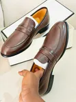 Clarks Brown Leather Moccasins - Men's Size 40-45 - 1