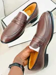 Clarks Brown Leather Moccasins - Men's Size 40-45 - 2