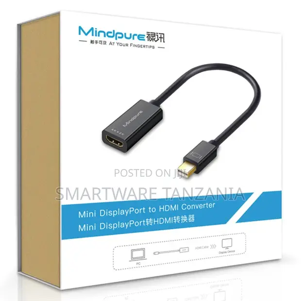 Mindpure Mini DisplayPort to HDMI Converter - 1