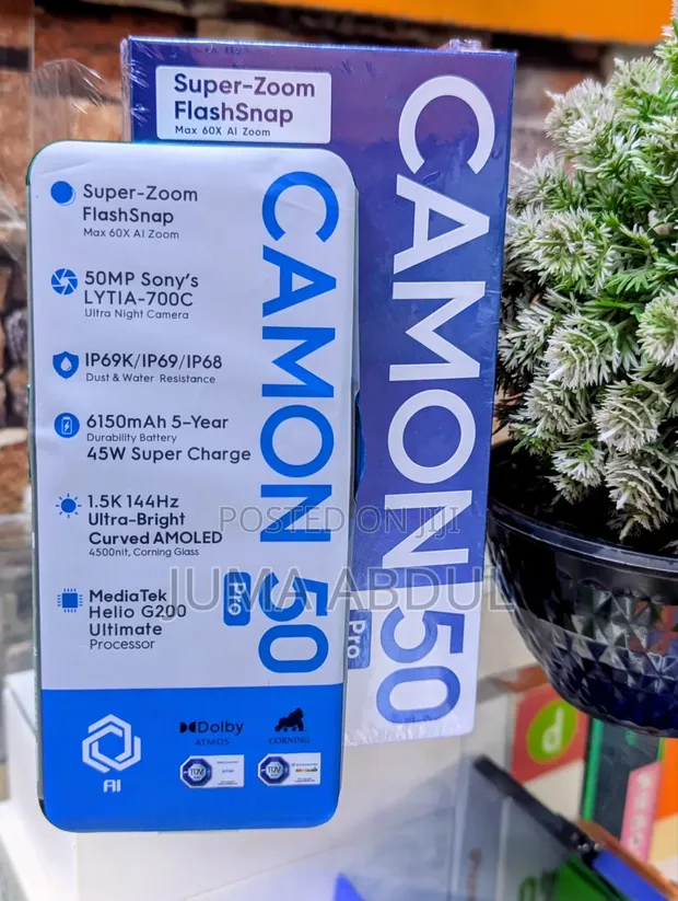 New Tecno Camon 50 Pro 256GB - 1