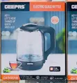 Geepas 1.8L Electric Glass Kettle (Model GK9901B) - 1