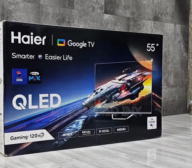 Haier 55-Inch QLED Google TV (Model 55S800UX) - 1