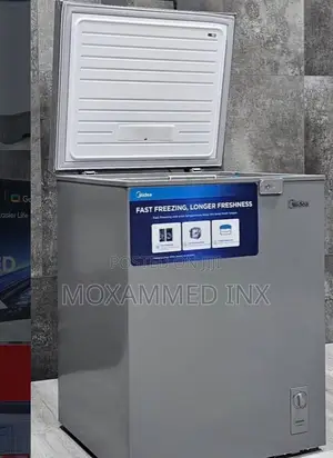 Midea Silver Chest Freezer 150L with Fast Freezing