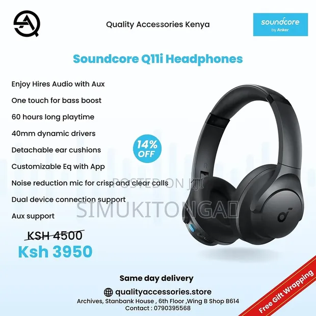 Soundcore by Anker Q11i Wireless Headphones - 1