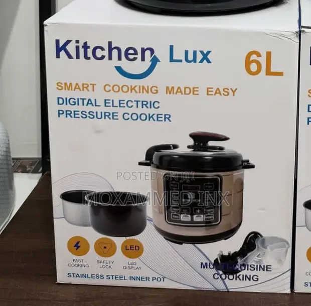 Kitchen Lux 6L Digital Electric Pressure Cooker - 1