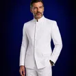 New White Corduroy Suit - 1