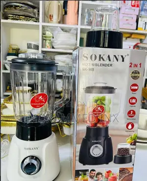 Sokany 2-in-1 Mixer/Blender (SK-185) - 500W