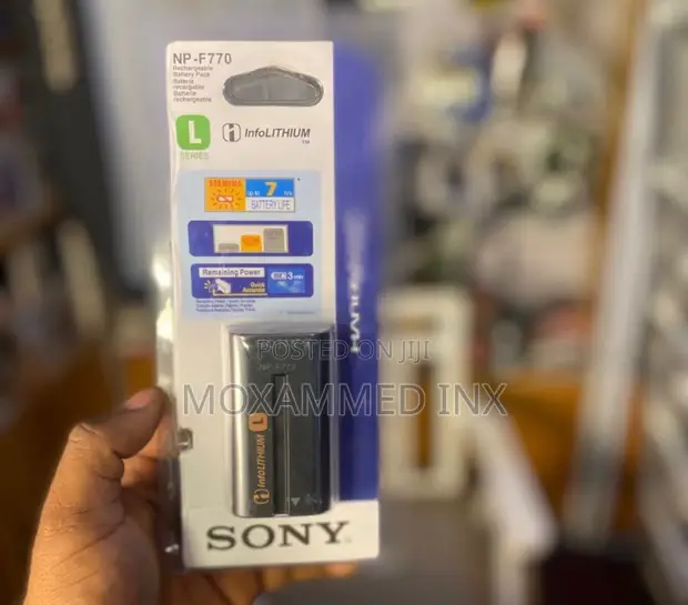 Sony NP-F770 InfoLithium L-Series Rechargeable Battery Pack - 1
