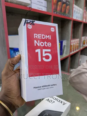 New Xiaomi Redmi Note 15 128GB Black