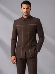 New Brown Corduroy Suit - 1