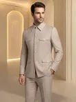 New Multicolor Corduroy Suit - Men's - 1